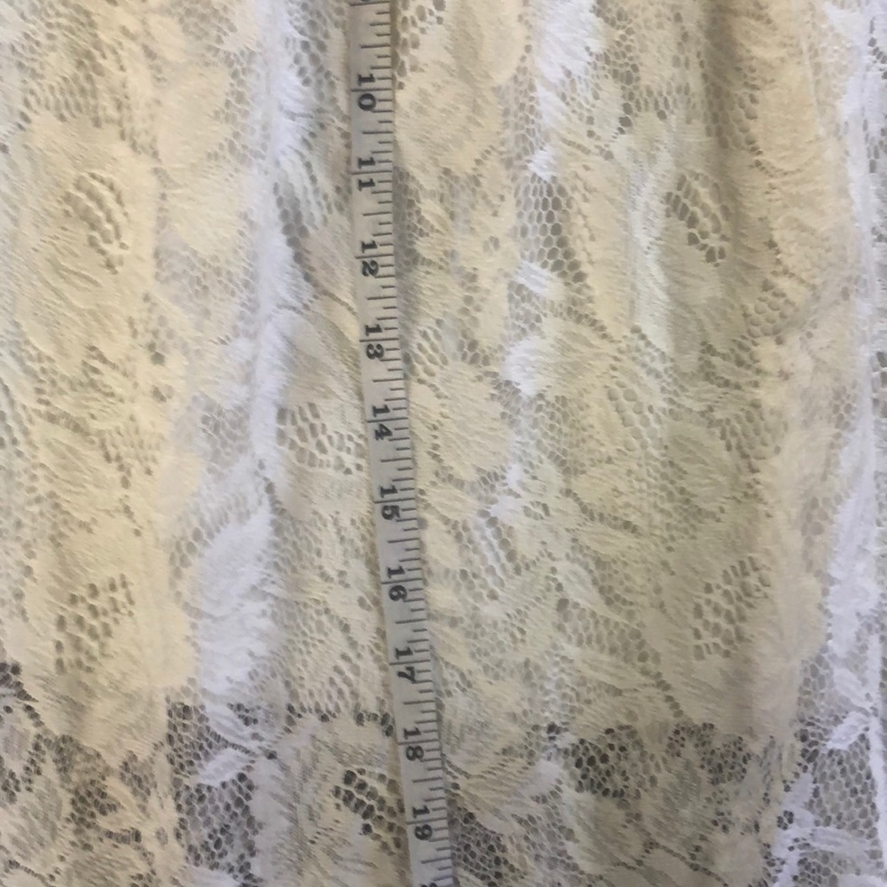 *SOLD* Trixxi White Lace Strapless Maxi Sundress - Picture 7 of 9